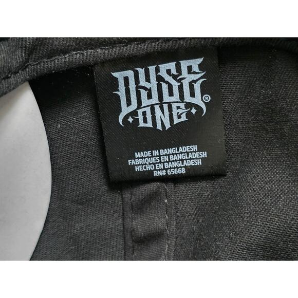 Dyse One Snapback Hat Black Benjamin Franklin Weed Leaf Graphic NWT - Picture 9 of 10